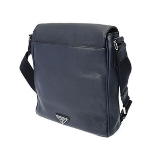 Prada Bag Blue Navy Leather Shoulder